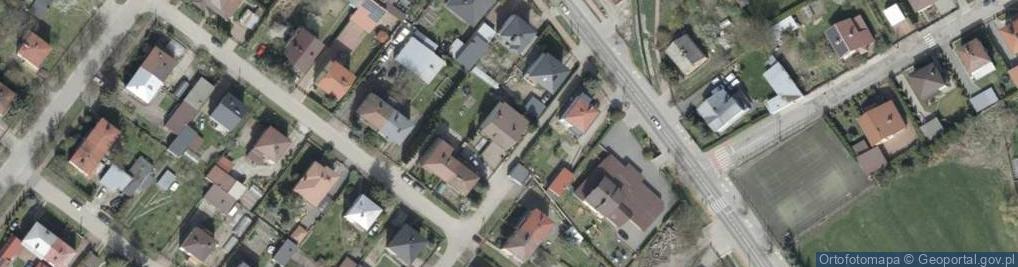 Zdjęcie satelitarne Zielna ul.
