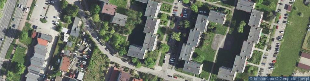 Zdjęcie satelitarne Zielonogórska ul.