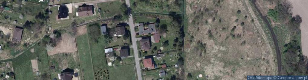 Zdjęcie satelitarne Zielona ul.