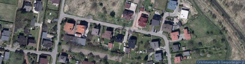 Zdjęcie satelitarne Zielona ul.