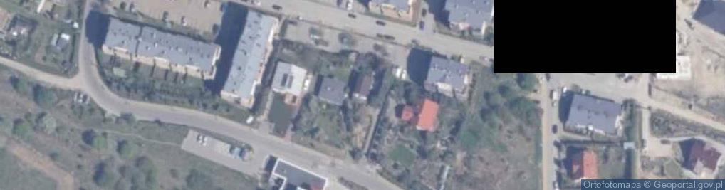 Zdjęcie satelitarne Zielone Wzgórze ul.