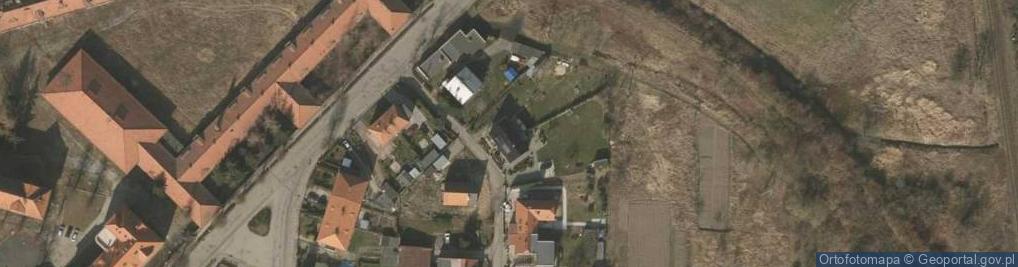 Zdjęcie satelitarne Zielona ul.