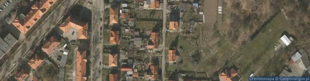 Zdjęcie satelitarne Zielona ul.