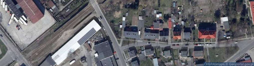 Zdjęcie satelitarne Zielona ul.