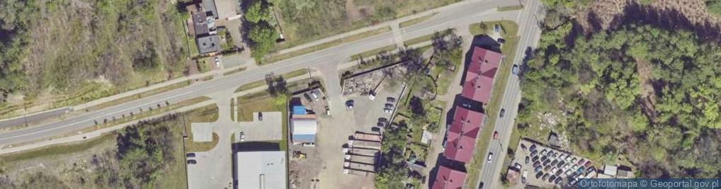 Zdjęcie satelitarne Zielona ul.