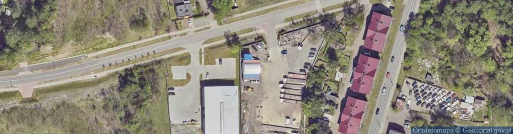 Zdjęcie satelitarne Zielona ul.