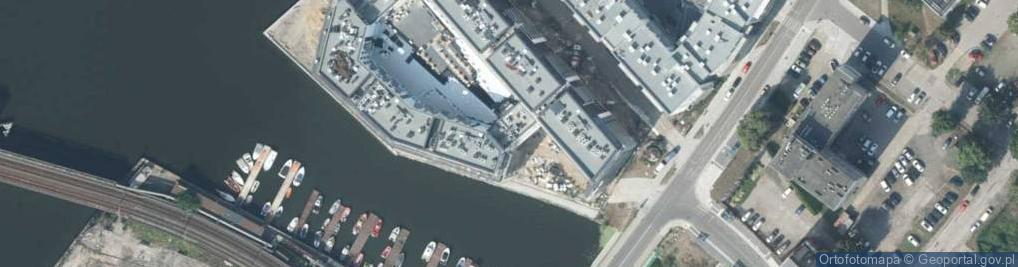 Zdjęcie satelitarne Zielonego Mostu ul.