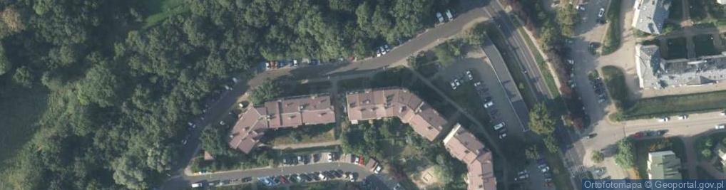 Zdjęcie satelitarne Zielone Wzgórze ul.