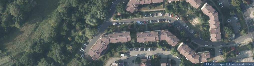 Zdjęcie satelitarne Zielone Wzgórze ul.