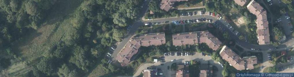 Zdjęcie satelitarne Zielone Wzgórze ul.