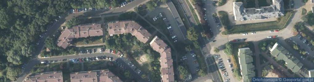 Zdjęcie satelitarne Zielone Wzgórze ul.