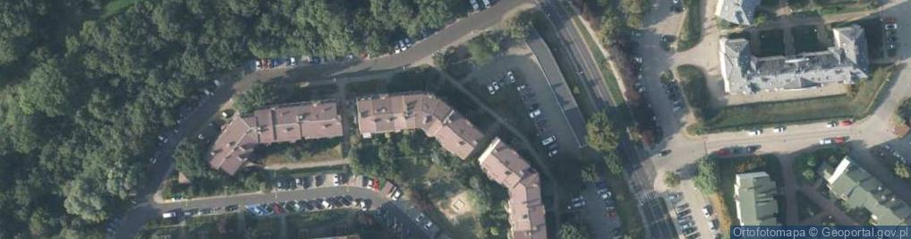 Zdjęcie satelitarne Zielone Wzgórze ul.