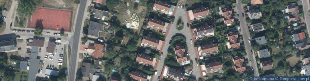Zdjęcie satelitarne Zielona ul.