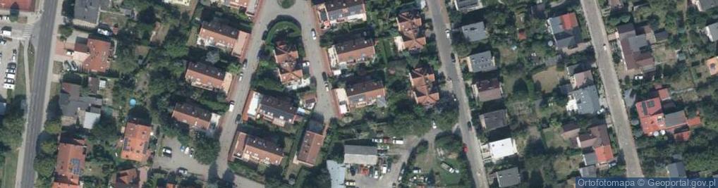 Zdjęcie satelitarne Zielona ul.