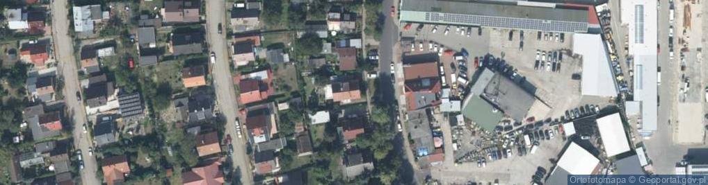 Zdjęcie satelitarne Zielonogórska ul.