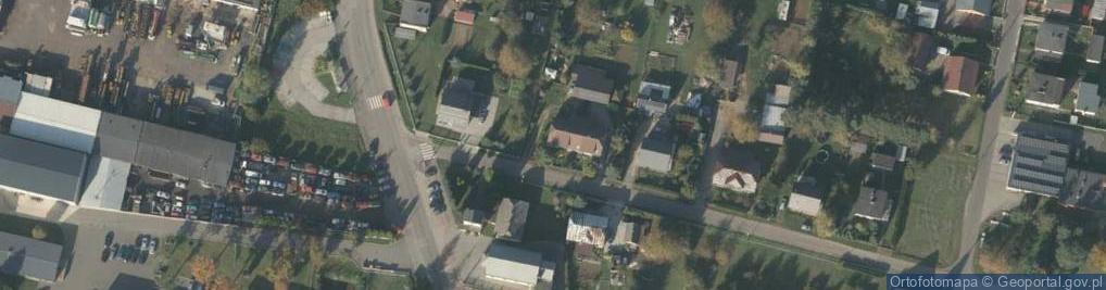 Zdjęcie satelitarne Zielona ul.