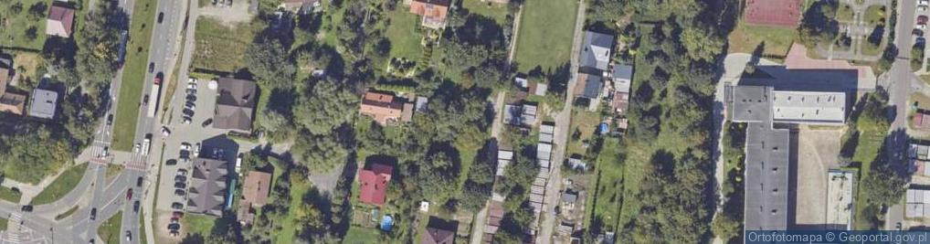 Zdjęcie satelitarne Zielona ul.