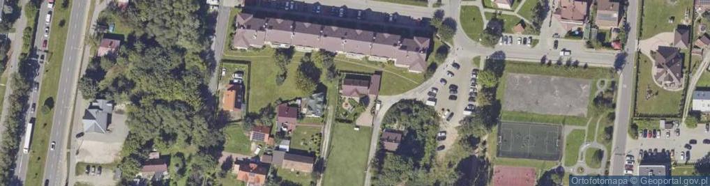 Zdjęcie satelitarne Zielona ul.