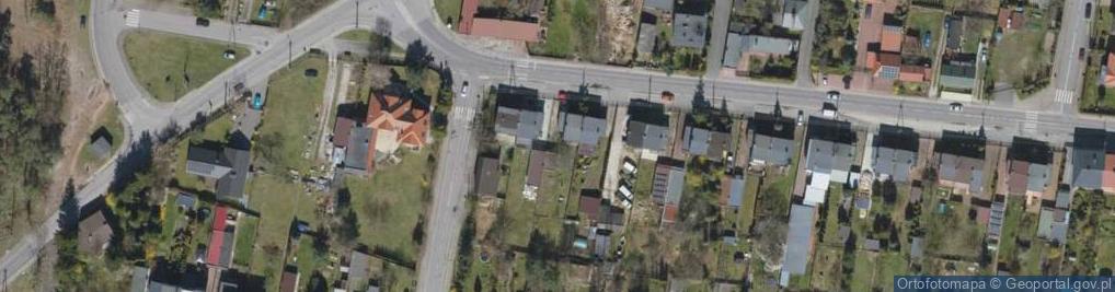 Zdjęcie satelitarne Zielona ul.