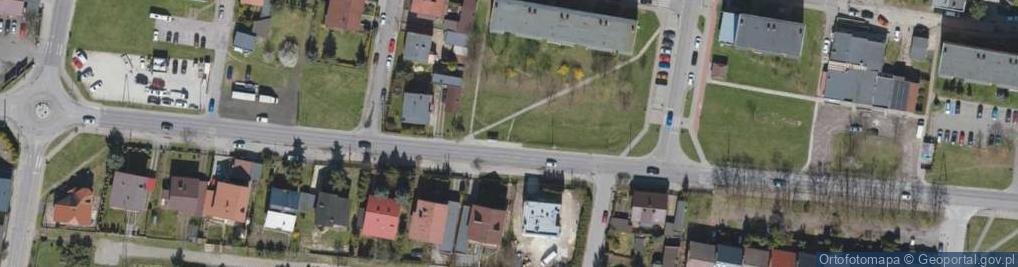 Zdjęcie satelitarne Zielona ul.