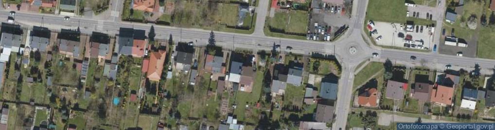 Zdjęcie satelitarne Zielona ul.