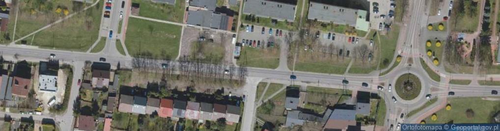 Zdjęcie satelitarne Zielona ul.