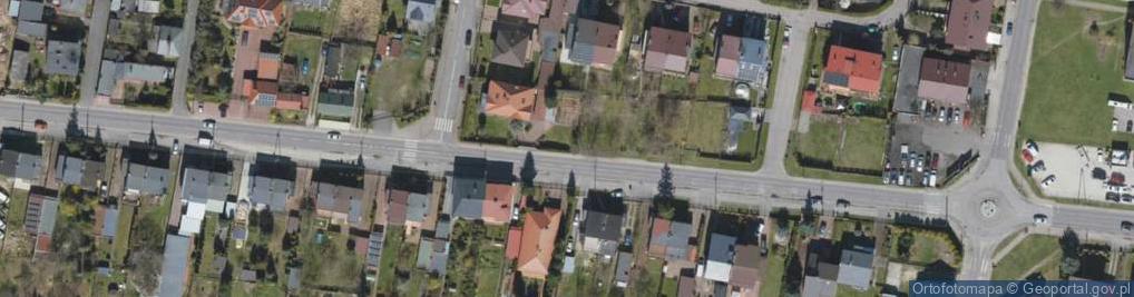 Zdjęcie satelitarne Zielona ul.