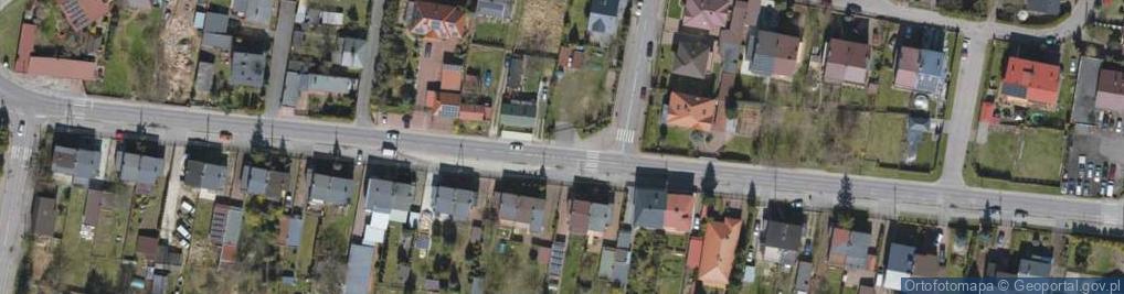 Zdjęcie satelitarne Zielona ul.