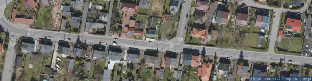 Zdjęcie satelitarne Zielona ul.