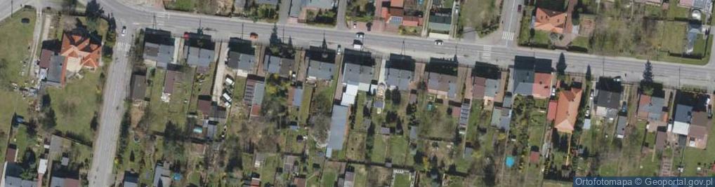 Zdjęcie satelitarne Zielona ul.