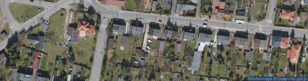 Zdjęcie satelitarne Zielona ul.
