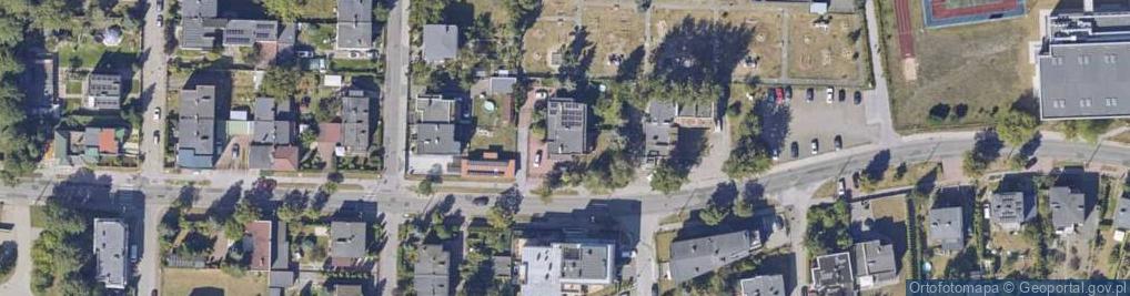 Zdjęcie satelitarne Zielona ul.