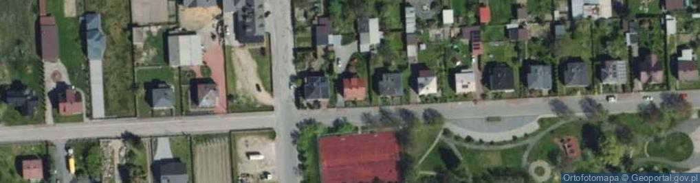 Zdjęcie satelitarne Zielona ul.
