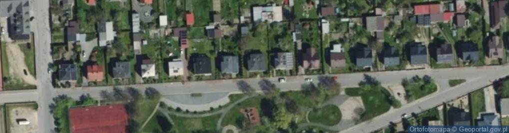 Zdjęcie satelitarne Zielona ul.