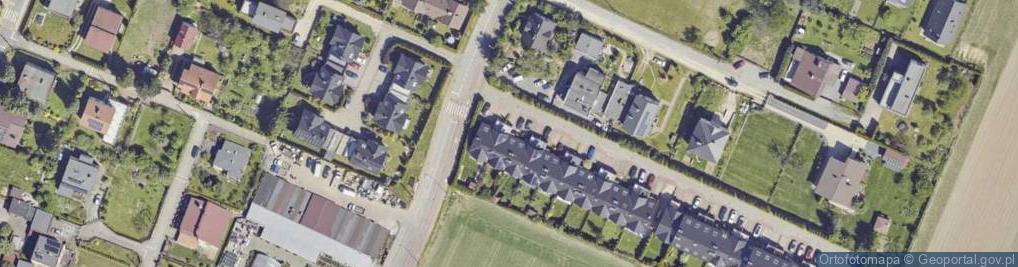 Zdjęcie satelitarne Zielone Wzgórze ul.