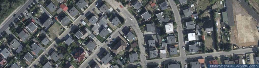Zdjęcie satelitarne Zielona ul.