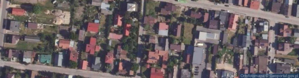 Zdjęcie satelitarne Zielona ul.
