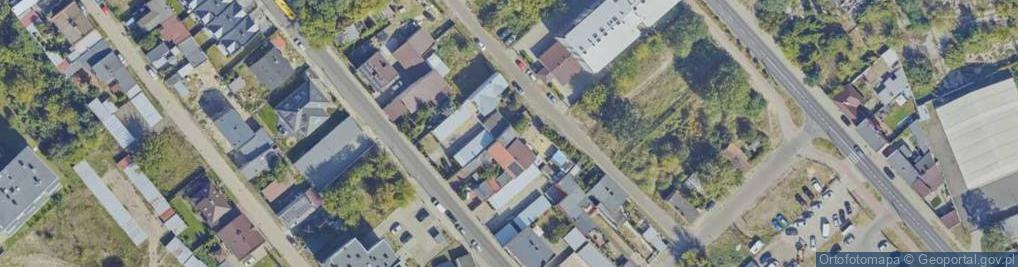 Zdjęcie satelitarne Zimna ul.