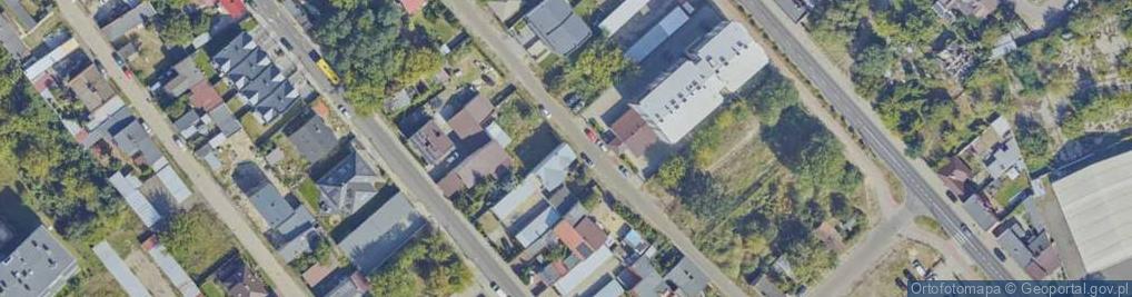 Zdjęcie satelitarne Zimna ul.