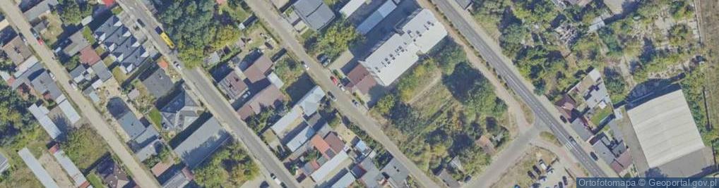 Zdjęcie satelitarne Zimna ul.