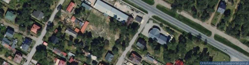 Zdjęcie satelitarne Zielona ul.