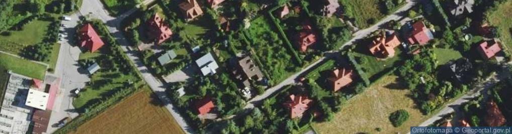 Zdjęcie satelitarne Zielonej Łąki ul.