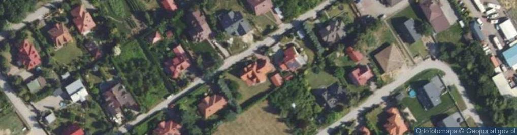 Zdjęcie satelitarne Zielonej Łąki ul.