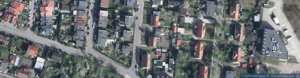 Zdjęcie satelitarne Zielona ul.