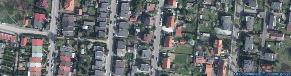 Zdjęcie satelitarne Zielona ul.