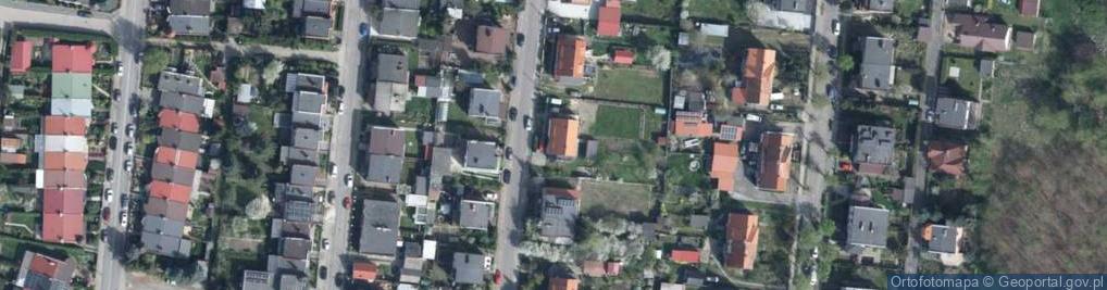 Zdjęcie satelitarne Zielona ul.