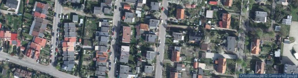 Zdjęcie satelitarne Zielona ul.