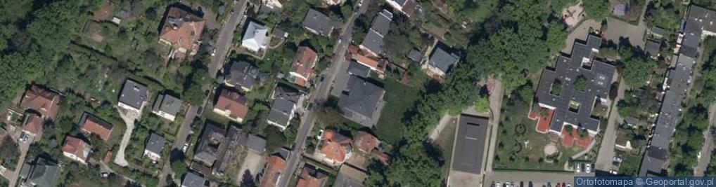 Zdjęcie satelitarne Zielonego Dębu ul.