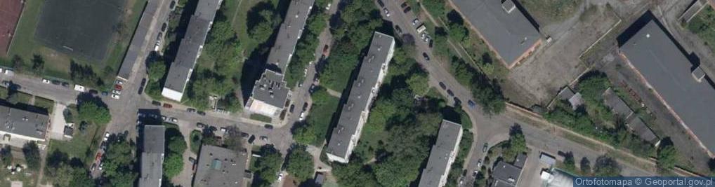 Zdjęcie satelitarne Zielonogórska ul.