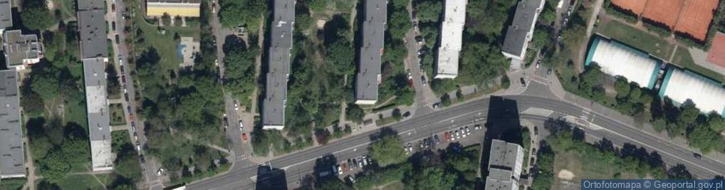 Zdjęcie satelitarne Zielonogórska ul.